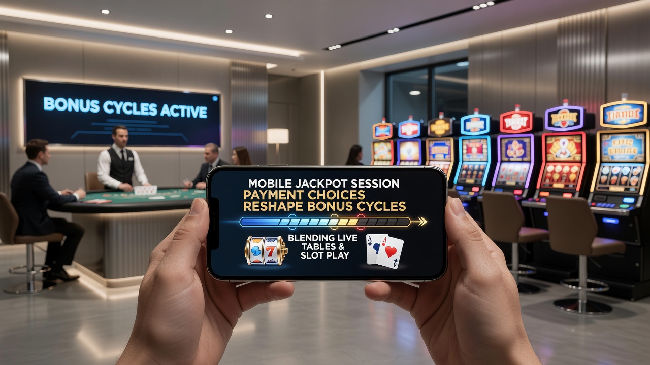 Mobile Jackpot-Sessions und die Rolle verschiedener Zahlungsoptionen bei Live-Tischen und Slots